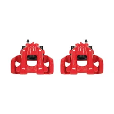 Rear RED CALIPER PAIR W/BRKT for 2011-2020 Dodge Durango and Jeep Grand Cherokee image 2
