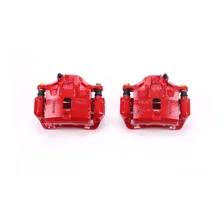 Front RED CALIPER PAIR W/BRKT for Hyundai and Kia image 2