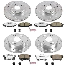 Front and Rear Z26 STREET BRAKE KIT for 2002-2006 Acura RSX image 2