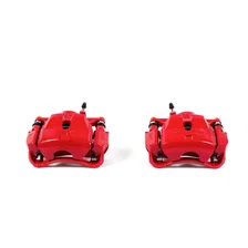 Front RED CALIPER PAIR W/BRKT for 2006-2018 Toyota RAV4 image 2