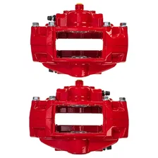 Rear RED CALIPER PAIR W/O BRKT for INFINITI and Nissan image 4