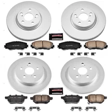 Front and Rear Z17 COATED BRAKE KIT for Toyota and Pontiac image 2