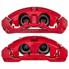 Front RED CALIPER PAIR W/BRKT for Ford image 2