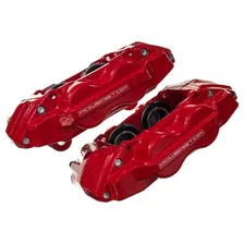 Front RED CALIPER PAIR W/O BRKT for 2000-2007 Toyota Sequoia and Tundra image 6