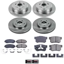 Front and Rear AUTOSPECIALTY BRAKE KIT for 2012-2016 Honda CR-V image 2