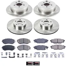 Front and Rear AUTOSPECIALTY BRAKE KIT for 2012-2016 Subaru Impreza image 2