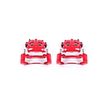 Front RED CALIPER PAIR W/BRKT for Ford and Lincoln image 2