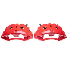 Rear RED CALIPER PAIR for 2011-2019 Chevrolet Silverado 3500 HD and GMC Sierra 3500 HD image 2