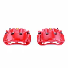 Front RED CALIPER PAIR W/BRKT for Dodge, Ram and Chrysler image 2