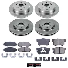 Front and Rear AUTOSPECIALTY BRAKE KIT for 2007-2012 Acura RDX and Honda CR-V image 2