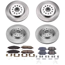 Front and Rear AUTOSPECIALTY BRAKE KIT for 2017-2020 Buick Enclave and Cadillac XT5 image 2