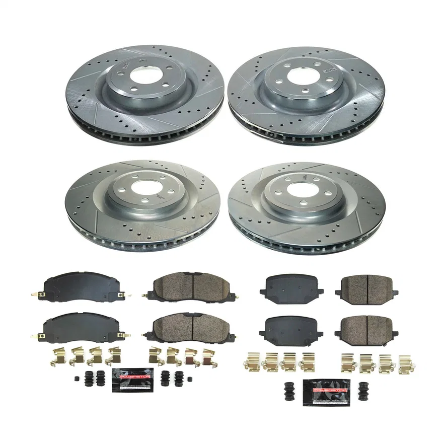Front and Rear Z23 EVOLUTION BRAKE KIT for 2020-2023 Lincoln Aviator