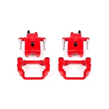 Rear RED CALIPER PAIR W/BRKT for Dodge and Chrysler image 2