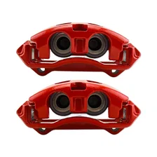 Front RED CALIPER PAIR W/BRKT for 2012-2020 Ford F-150 image 2