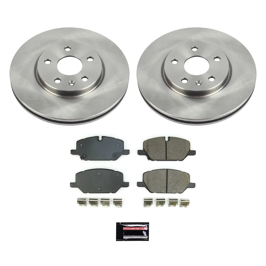 Front AUTOSPECIALTY BRAKE KIT for 2020-2022 Buick Envision and Cadillac XT4