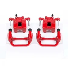 Rear RED CALIPER PAIR W/BRKT for Nissan and INFINITI image 2