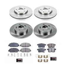 Front and Rear AUTOSPECIALTY BRAKE KIT for 2013-2017 Honda Accord image 2