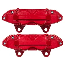 Front RED CALIPER PAIR W/O BRKT for 2015-2024 Lexus GX460 and Toyota 4Runner image 2