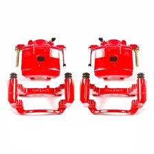 Front RED CALIPER PAIR W/BRKT for Chevrolet, Pontiac and Saturn image 2