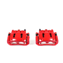 Front RED CALIPER PAIR W/BRKT for Mazda, Ford and Mercury image 2