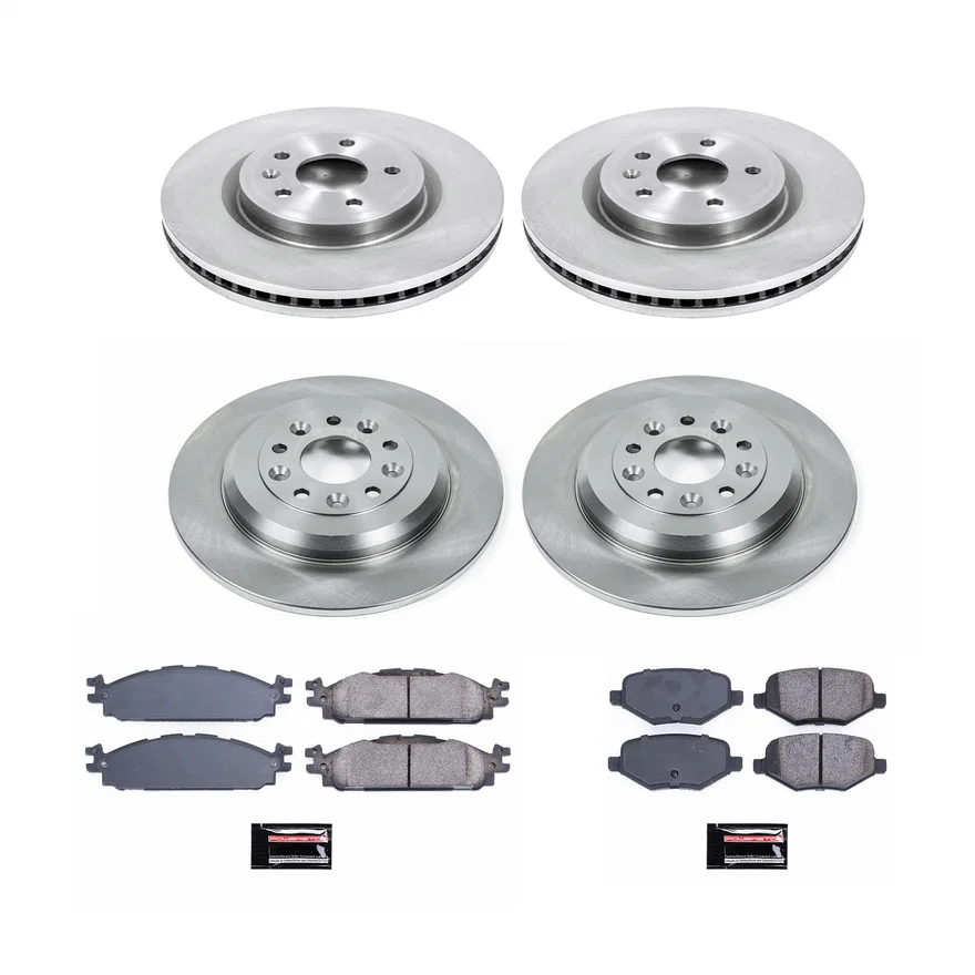 PowerStop KOE8971, Front and Rear AUTOSPECIALTY BRAKE KIT for Lincoln MKT