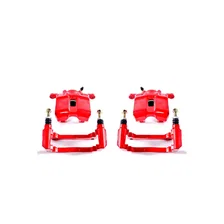 Front RED CALIPER PAIR W/BRKT for Acura and Honda image 2