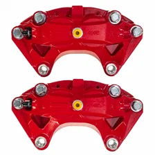 Front RED CALIPER PAIR W/O BRKT for INFINITI and Nissan image 3