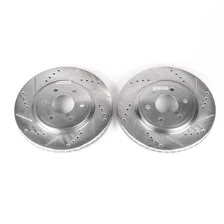 Front DRILLEDSLOTTED ROTOR PAIR for Nissan and Suzuki image 2