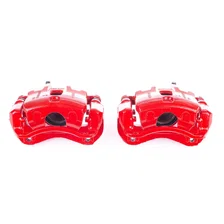 Front RED CALIPER PAIR W/BRKT for Hyundai and Kia image 2