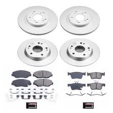 Front and Rear Z17 COATED BRAKE KIT for 2016-2021 Honda Civic image 2
