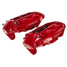 Front RED CALIPER PAIR W/O BRKT for 2007-2015 Toyota Sequoia and Tundra image 6
