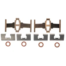 Rear RED CALIPER PAIR W/BRKT for Honda and Acura image 7