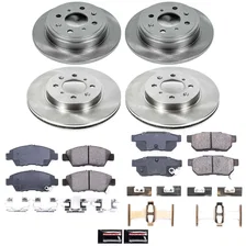 Front and Rear AUTOSPECIALTY BRAKE KIT for 1994-1997 Honda Civic del Sol image 2