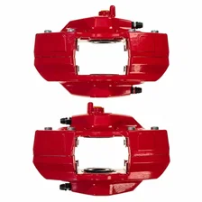 Rear RED CALIPER PAIR W/O BRKT for 2008-2017 Subaru Impreza and WRX STI image 4