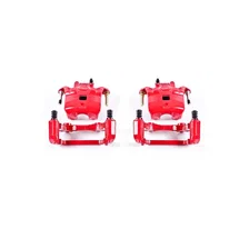 Front RED CALIPER PAIR W/BRKT for Nissan and INFINITI image 2