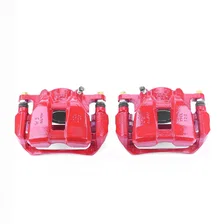 Front RED CALIPER PAIR W/BRKT for 2013-2019 Honda Accord and HR-V image 2