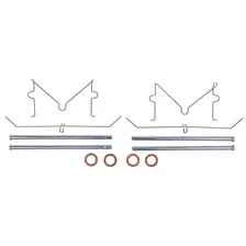 Front BLK CALIPER PAIR W/O BRKT for 2007-2015 Toyota Sequoia and Tundra image 6