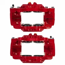 Front RED CALIPER PAIR W/O BRKT for 2010-2015 Lexus GX460 and Toyota 4Runner image 5