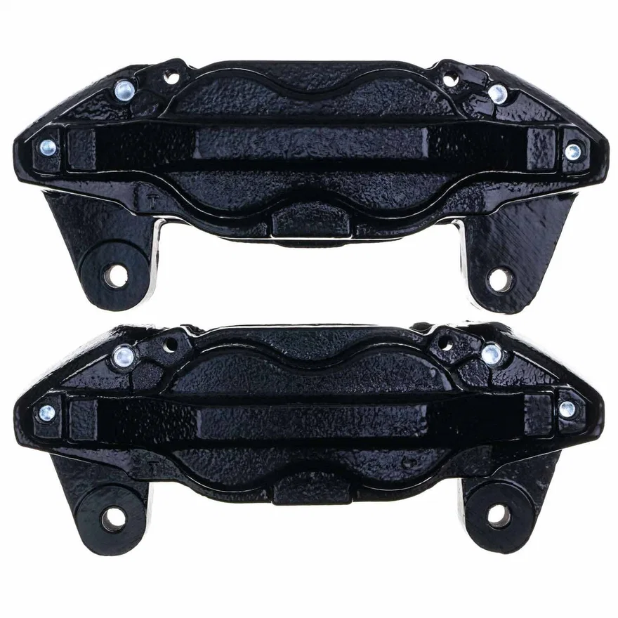 Front BLK CALIPER PAIR W/O BRKT for 2007-2015 Toyota Sequoia and Tundra