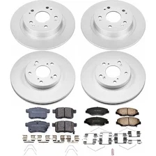 Front and Rear Z17 COATED BRAKE KIT for 2011-2012 Honda Accord image 2