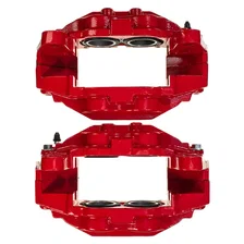 Front RED CALIPER PAIR W/O BRKT for 2007-2015 Toyota Sequoia and Tundra image 5
