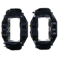 Front BLK CALIPER PAIR W/O BRKT for 2007-2015 Toyota Sequoia and Tundra image 3