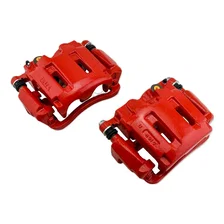 Front RED CALIPER PAIR W/BRKT for 2005-2013 Ford F-250 Super Duty and F-350 Super Duty image 6