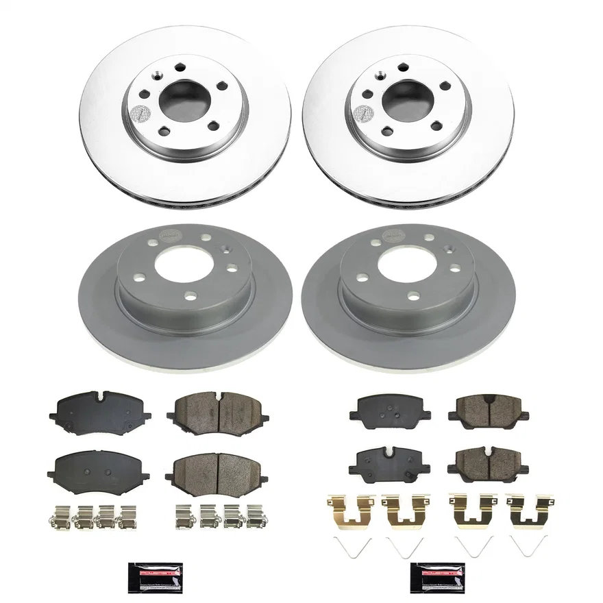 Front and Rear Z17 COATED BRAKE KIT for 2020-2022 Buick Encore GX and Chevrolet Trailblazer