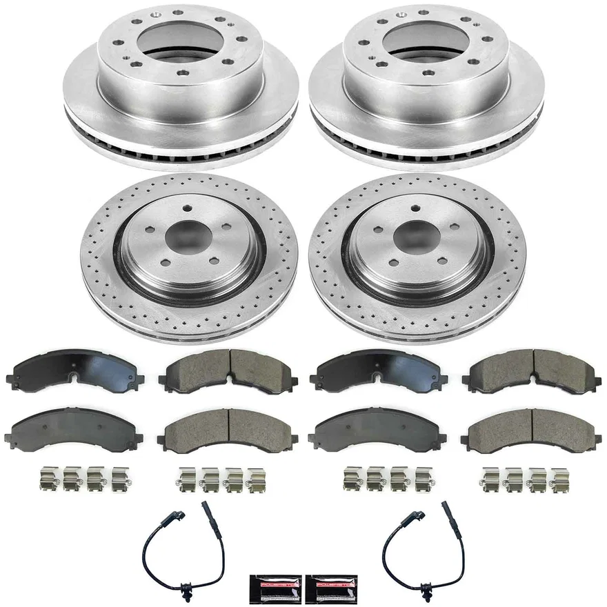 Front and Rear AUTOSPECIALTY BRAKE KIT for Chevrolet and GMC