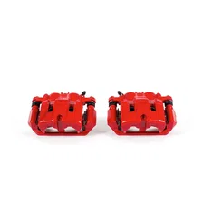 Front RED CALIPER PAIR W/BRKT for Acura and Honda image 2