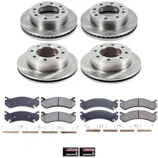 Front and Rear AUTOSPECIALTY BRAKE KIT for 2004 Chevrolet Silverado 2500 HD and GMC Sierra 2500 HD image 2