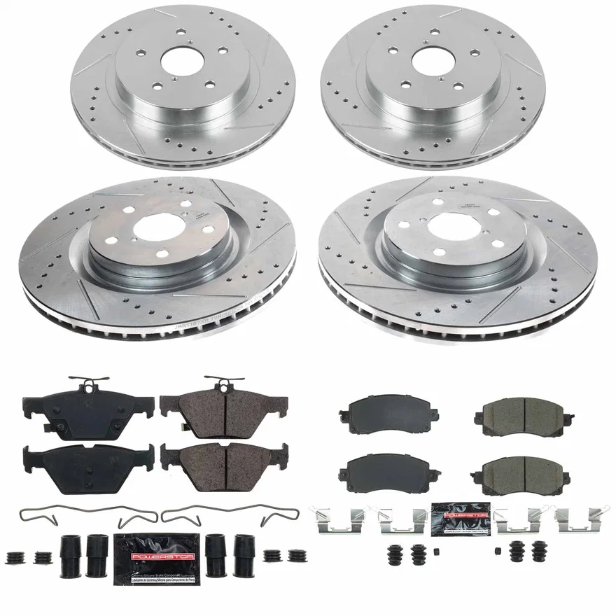 Front and Rear Z23 EVOLUTION BRAKE KIT for 2022-2024 Subaru WRX
