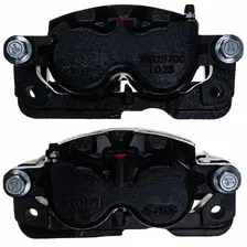 Front BLK CALIPER PAIR W/BRKT for 36 vehicles image 2