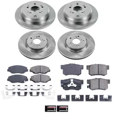 Front and Rear AUTOSPECIALTY BRAKE KIT for 2012-2016 Honda CR-V image 2